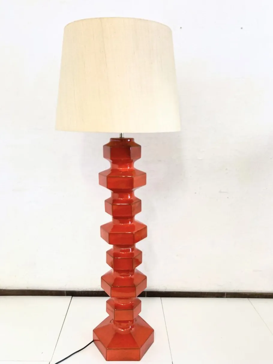 Outlet Pamono Pop Art Space Age Ceramic Floor Lamp, 1970s