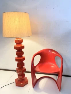 Outlet Pamono Pop Art Space Age Ceramic Floor Lamp, 1970s