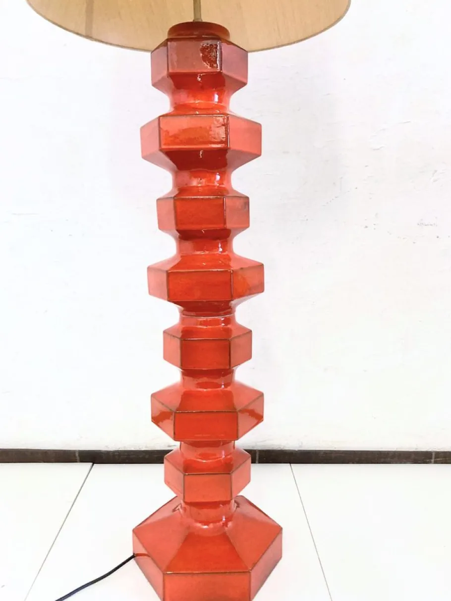 Outlet Pamono Pop Art Space Age Ceramic Floor Lamp, 1970s