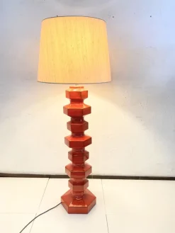 Outlet Pamono Pop Art Space Age Ceramic Floor Lamp, 1970s