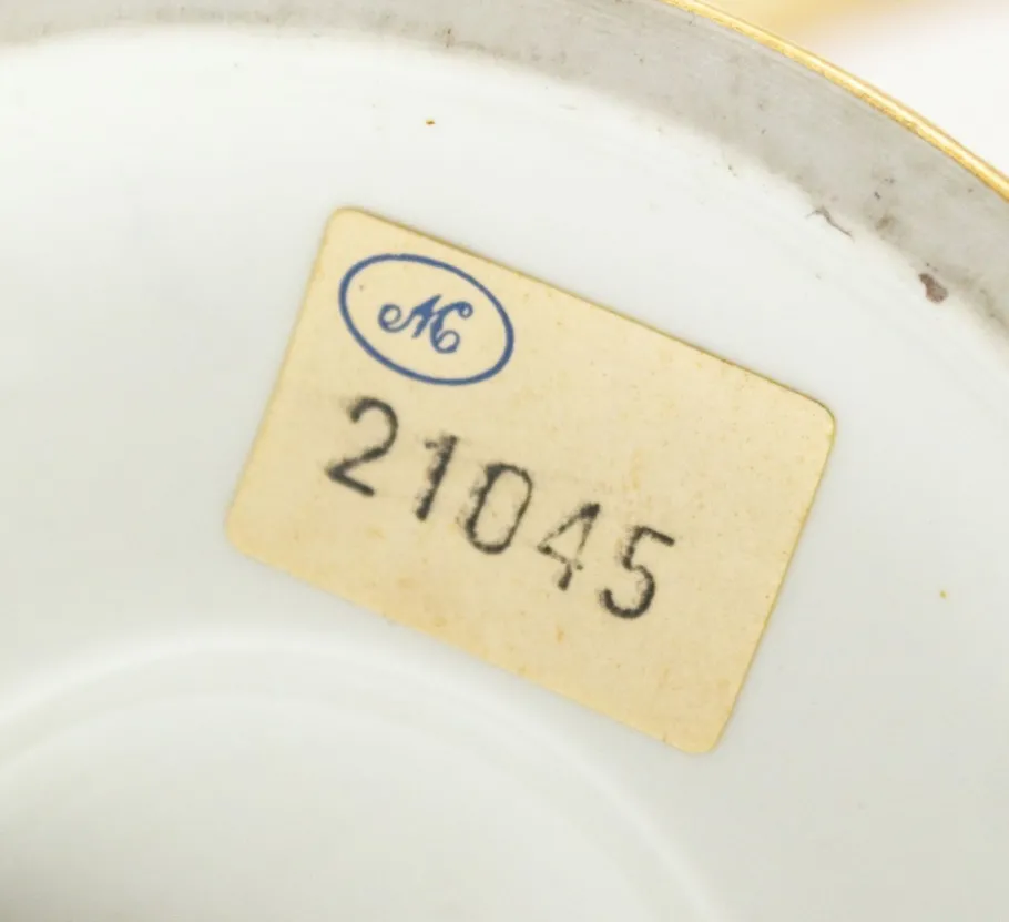 Best Pamono Porcelain Table Lamp by Giulia Mangani, Florence, Italy, 1960s