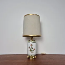 Pamono Porcelain Table Lamp from Feese, Germany, 1960s