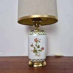 Pamono Porcelain Table Lamp from Feese, Germany, 1960s