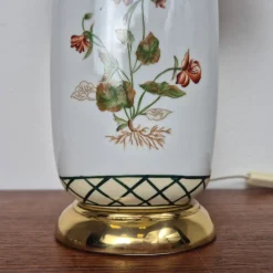 Pamono Porcelain Table Lamp from Feese, Germany, 1960s