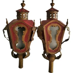 Sale Pamono Portuguese Lanterns, 18th Century, Set of 2