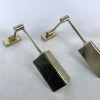 Sale Pamono Postmodern Articulated Brass Wall Lamps from Baulmann Leuchten, Germany, 1980s, Set of 2