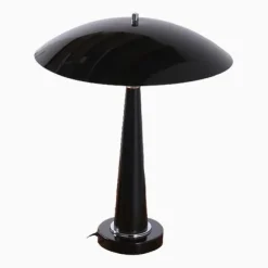 Clearance Pamono Postmodern Black UFO Table Light by Hala, 1980s