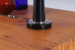 Clearance Pamono Postmodern Black UFO Table Light by Hala, 1980s