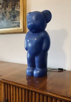 Sale Pamono Postmodern Blue Bear Lamp by Heinz Klein for Elmar Flötotto, Germany, 1990s