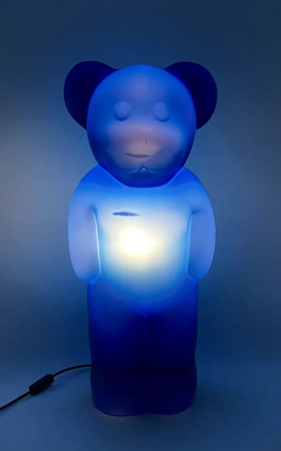 Sale Pamono Postmodern Blue Bear Lamp by Heinz Klein for Elmar Flötotto, Germany, 1990s