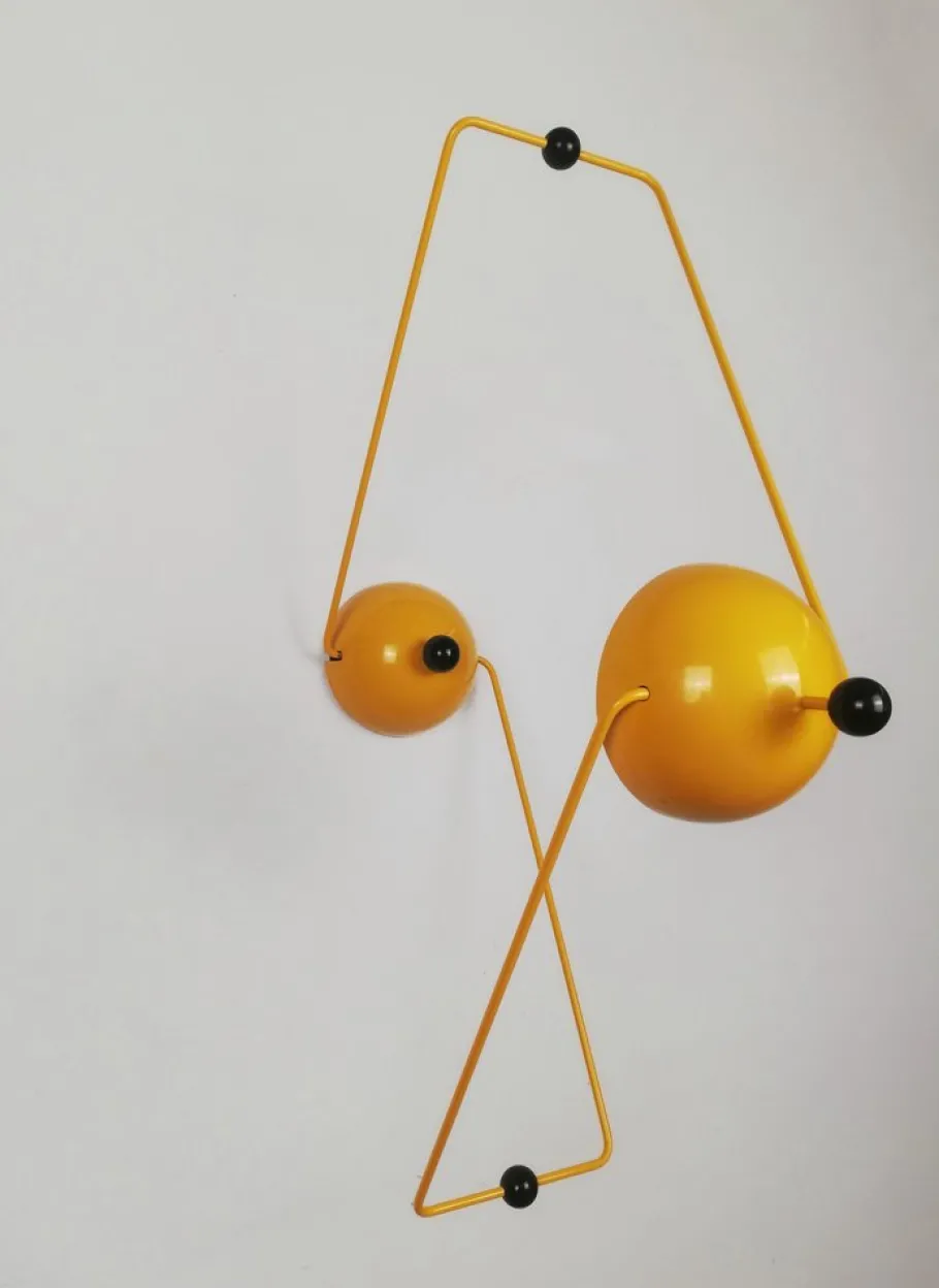 Clearance Pamono Postmodern Ceiling / Wall Light in the style of Toshiyuki Kita, 1980s