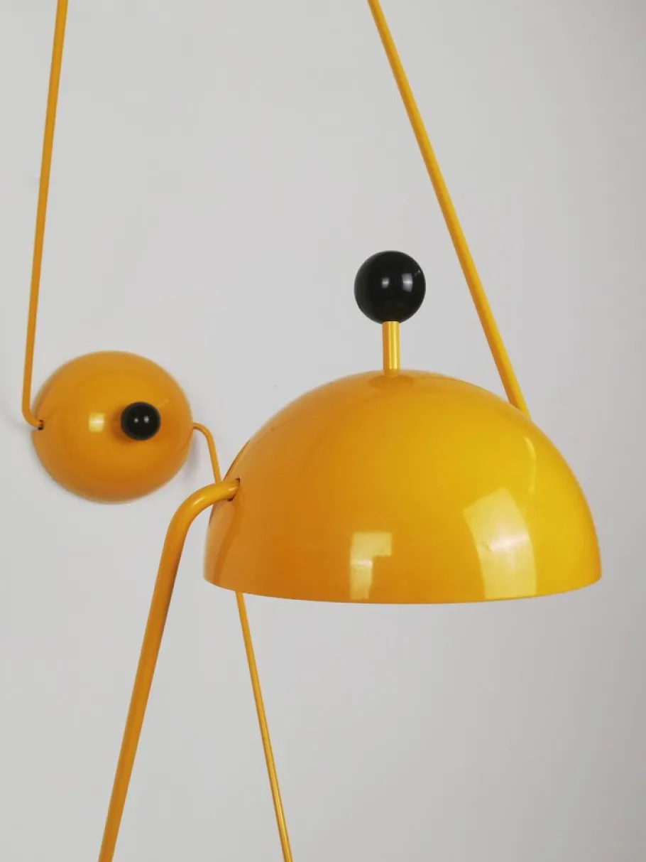 Clearance Pamono Postmodern Ceiling / Wall Light in the style of Toshiyuki Kita, 1980s
