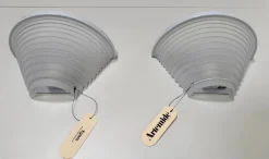 New Pamono Postmodern Egisto 28 Parete Wall Lamps by Angelo Mangiarotti for Artemide, Italy, 1980s, Set of 2