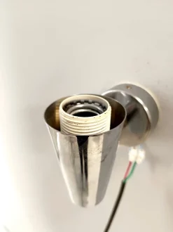 Clearance Pamono Postmodern Etched Glass Sconce No. 1537 by Pietro Chiesa for Fontana Arte, Italy, 1970s