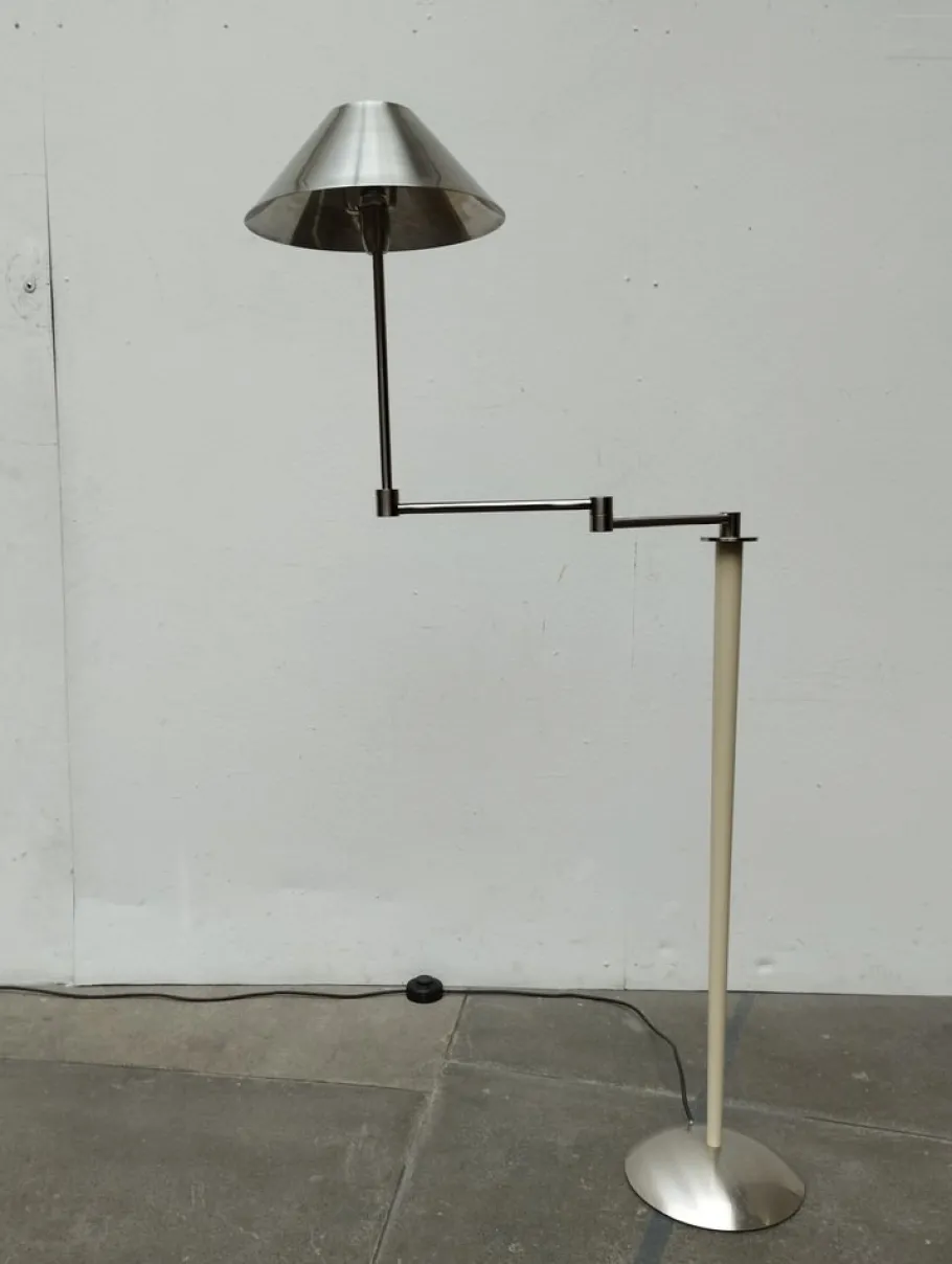 Sale Pamono Postmodern Floor Lamp with Swivel Arm, 1980s