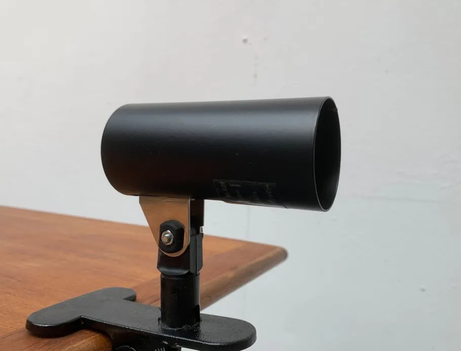 Clearance Pamono Postmodern German Minimalist Clamp Lamp from Erco, 1980s