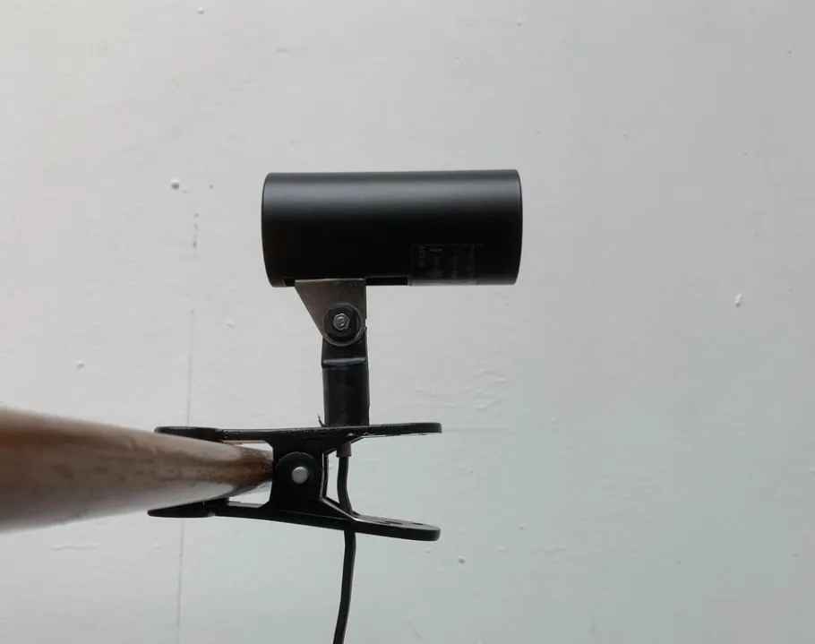 Clearance Pamono Postmodern German Minimalist Clamp Lamp from Erco, 1980s