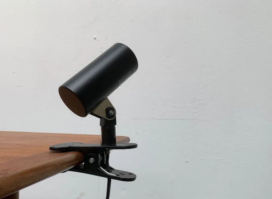 Clearance Pamono Postmodern German Minimalist Clamp Lamp from Erco, 1980s