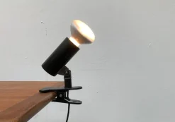 Clearance Pamono Postmodern German Minimalist Clamp Lamp from Erco, 1980s
