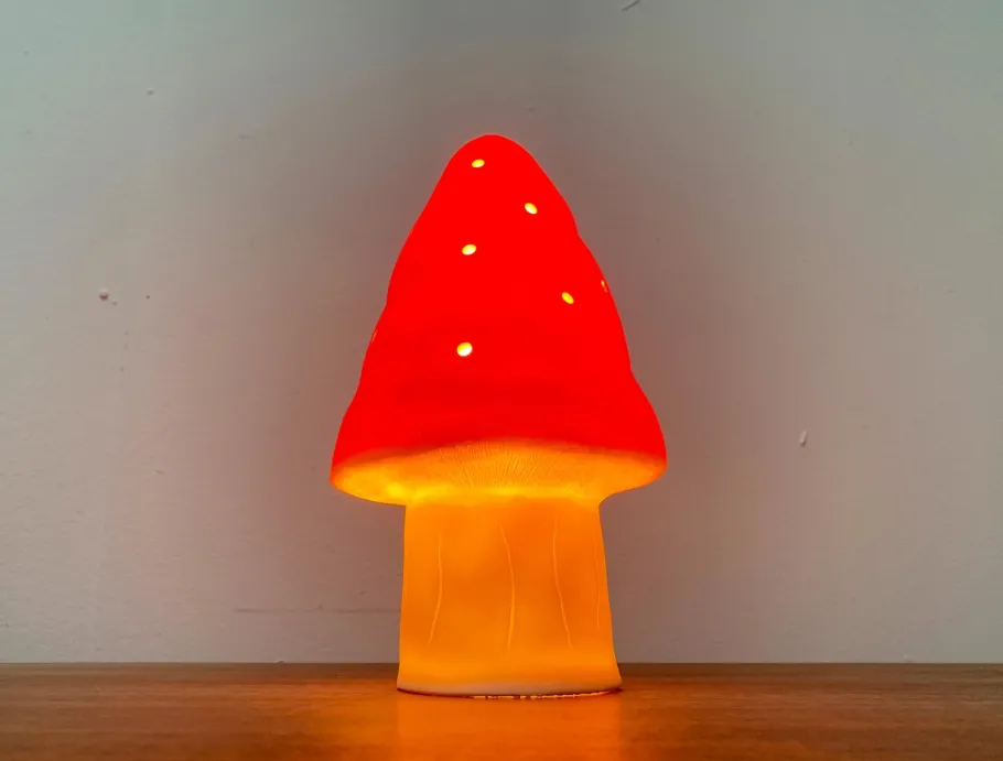 Best Pamono Postmodern German Plastic Mushroom Table Lamp from Heico