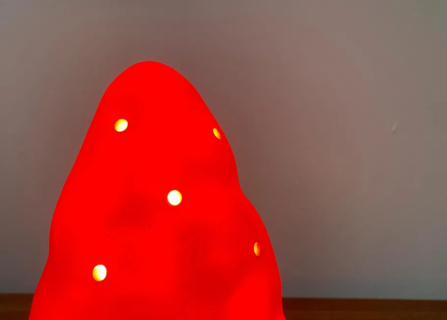 Best Pamono Postmodern German Plastic Mushroom Table Lamp from Heico