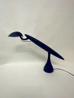 Discount Pamono Postmodern Heron Blue Lamp by Isao Hosoe for Luxo, 1980s