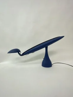 Discount Pamono Postmodern Heron Blue Lamp by Isao Hosoe for Luxo, 1980s