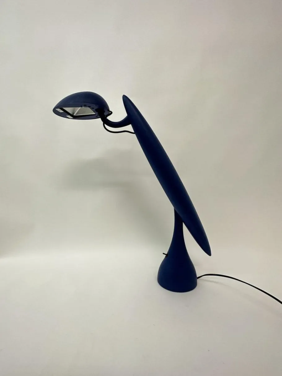 Discount Pamono Postmodern Heron Blue Lamp by Isao Hosoe for Luxo, 1980s