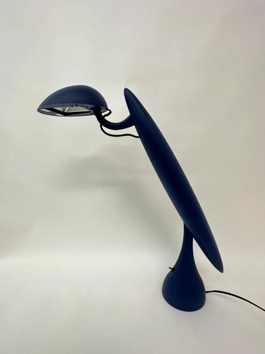 Discount Pamono Postmodern Heron Blue Lamp by Isao Hosoe for Luxo, 1980s