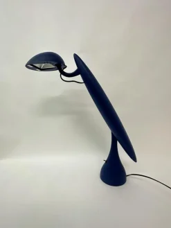 Discount Pamono Postmodern Heron Blue Lamp by Isao Hosoe for Luxo, 1980s