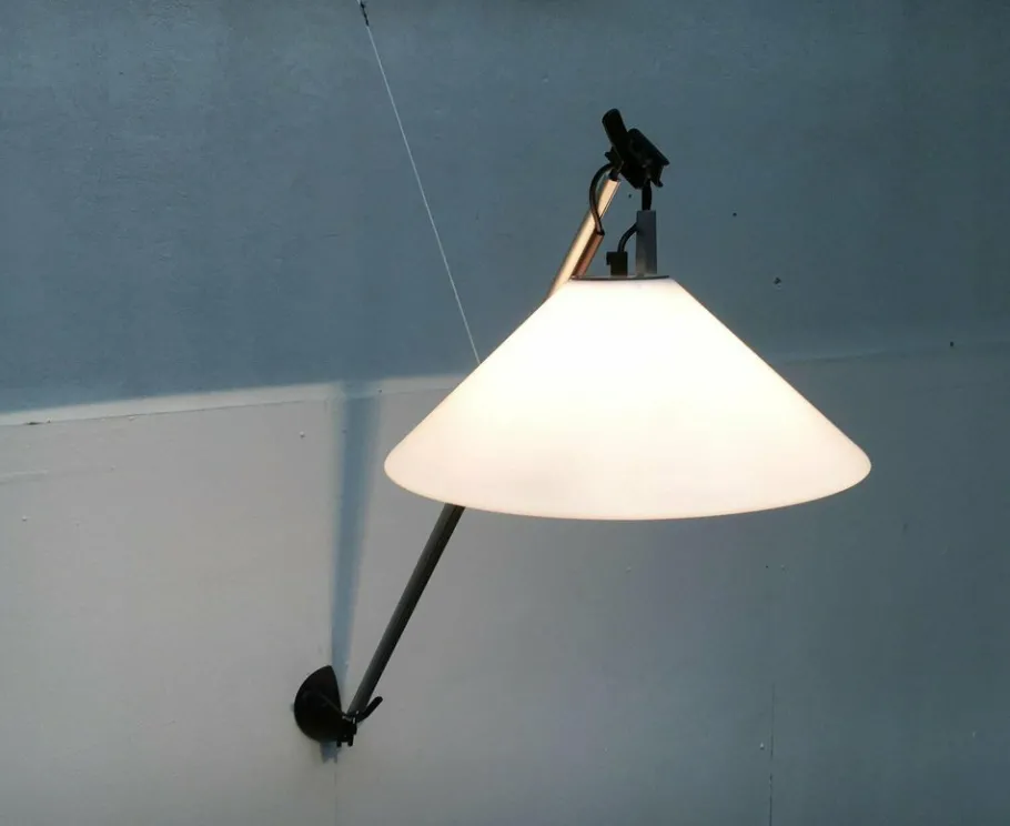 New Pamono Postmodern Italian Aggregato Braccio Wall Lamp by Enzo Mari & Giancarlo Fassina for Artemide, 1970s