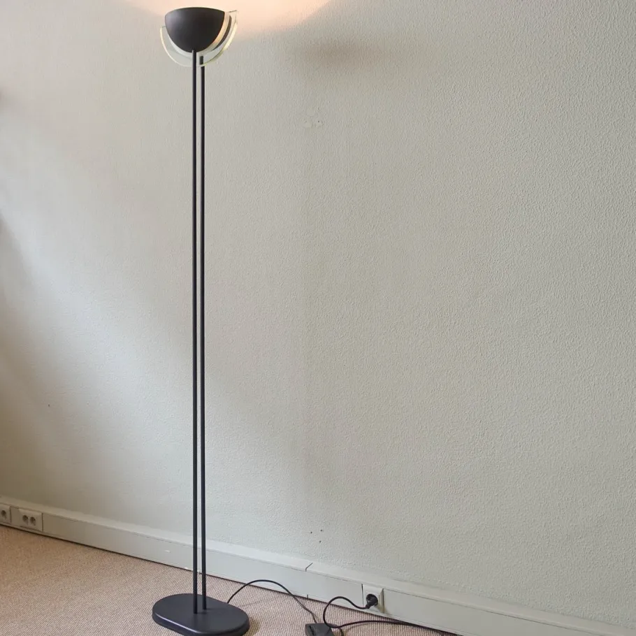 New Pamono Postmodern Italian Halogen Floor Lamp by Relco, 1980s