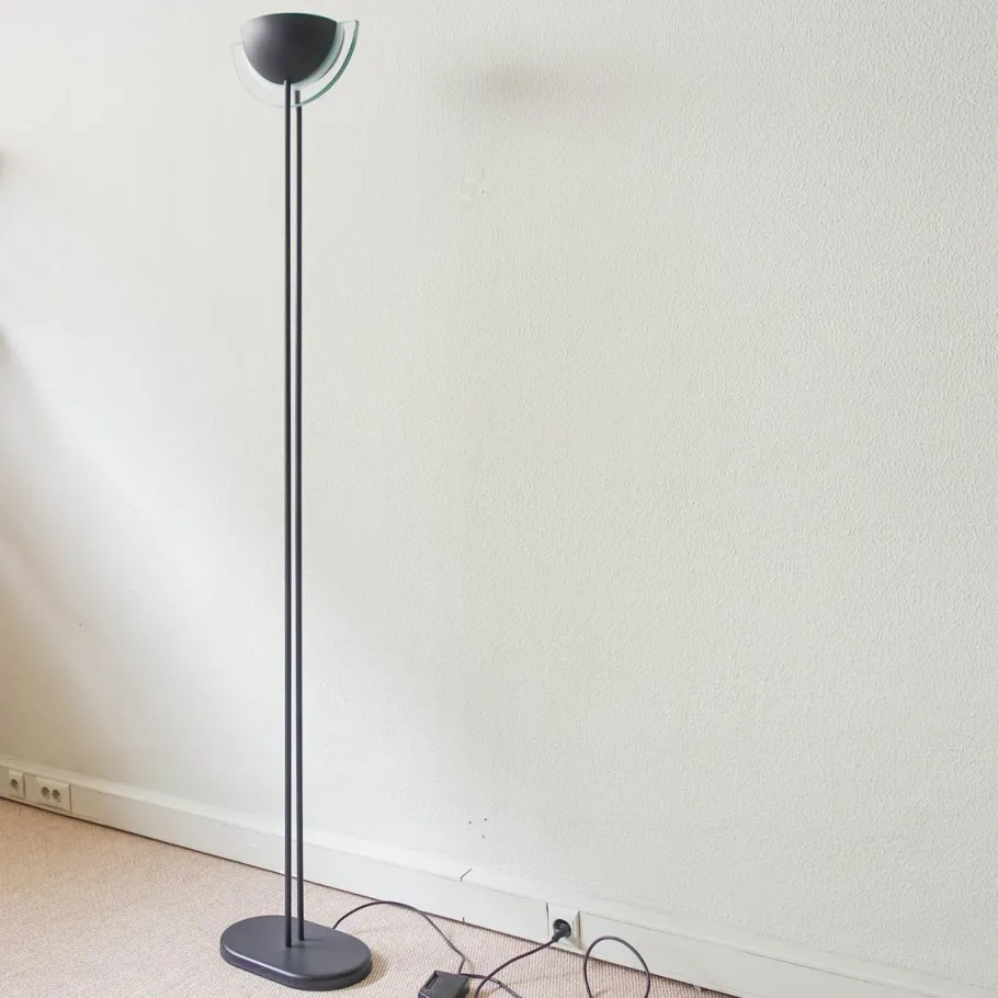 New Pamono Postmodern Italian Halogen Floor Lamp by Relco, 1980s