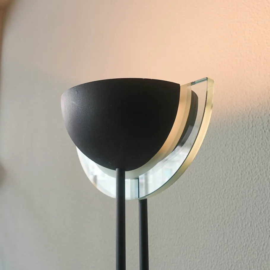 New Pamono Postmodern Italian Halogen Floor Lamp by Relco, 1980s