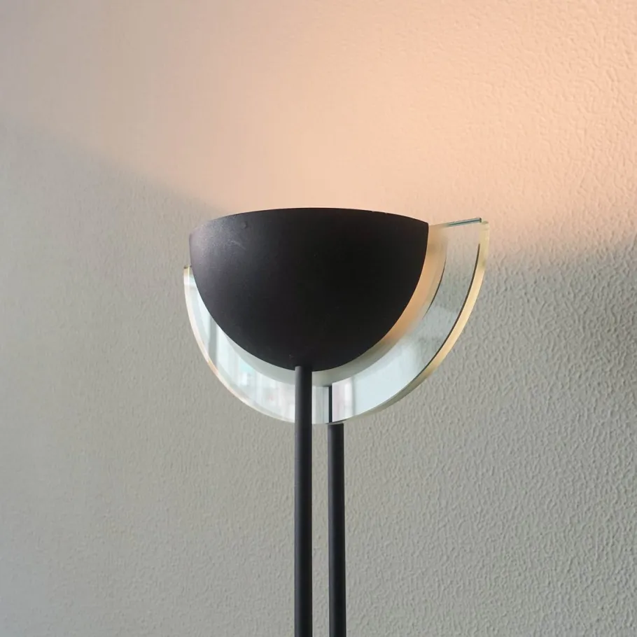 New Pamono Postmodern Italian Halogen Floor Lamp by Relco, 1980s