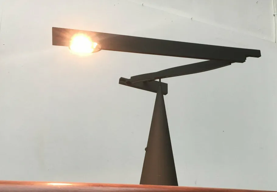 Pamono Postmodern Italian Model Tabla Table Lamp by Mario Barbaglia and Marco Colombo for Italiana Luce, 1980s