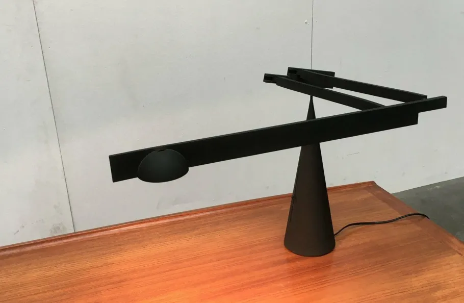Pamono Postmodern Italian Model Tabla Table Lamp by Mario Barbaglia and Marco Colombo for Italiana Luce, 1980s