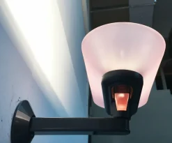 Clearance Pamono Postmodern Italian Pink Jill Sconces by Perry King, S. Miranda, G. Arnaldi for Arteluce, Set of 2