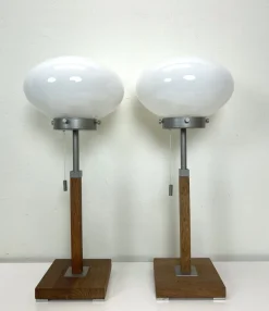 Hot Pamono Postmodern Läreda Mushroom Table Lamps from IKEA, 1980s, Set of 2