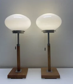 Hot Pamono Postmodern Läreda Mushroom Table Lamps from IKEA, 1980s, Set of 2