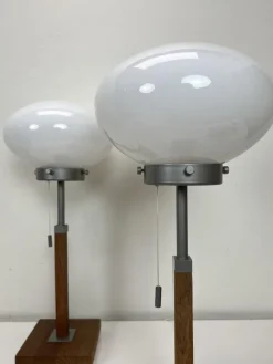 Hot Pamono Postmodern Läreda Mushroom Table Lamps from IKEA, 1980s, Set of 2