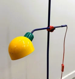Best Pamono Postmodern Multicolor Metal Floor Lamp from Veneta Lumi, Italy, 1980s