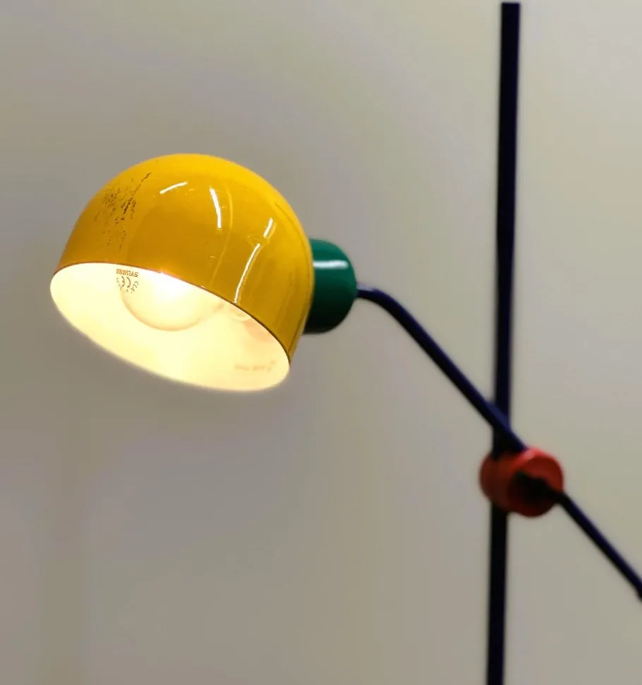 Best Pamono Postmodern Multicolor Metal Floor Lamp from Veneta Lumi, Italy, 1980s