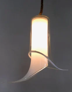 Discount Pamono Postmodern Murano Glass Pendant attributed to Mazzega, Italy, 1970s