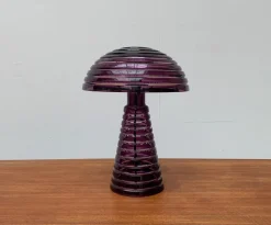Hot Pamono Postmodern Mushroom Glass Table Lamp, Italy