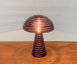 Hot Pamono Postmodern Mushroom Glass Table Lamp, Italy