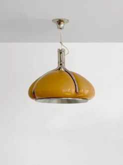 New Pamono Postmodern Space Age Quadrifoglio Ceiling Lamp by Guzzini, Italy, 1970s