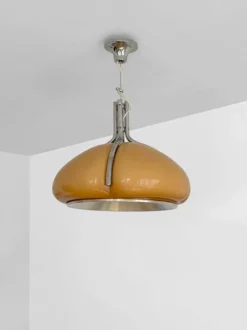 New Pamono Postmodern Space Age Quadrifoglio Ceiling Lamp by Guzzini, Italy, 1970s