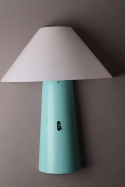 New Pamono Postmodern Turquoise Wall Lamp from Arlus, 1980s