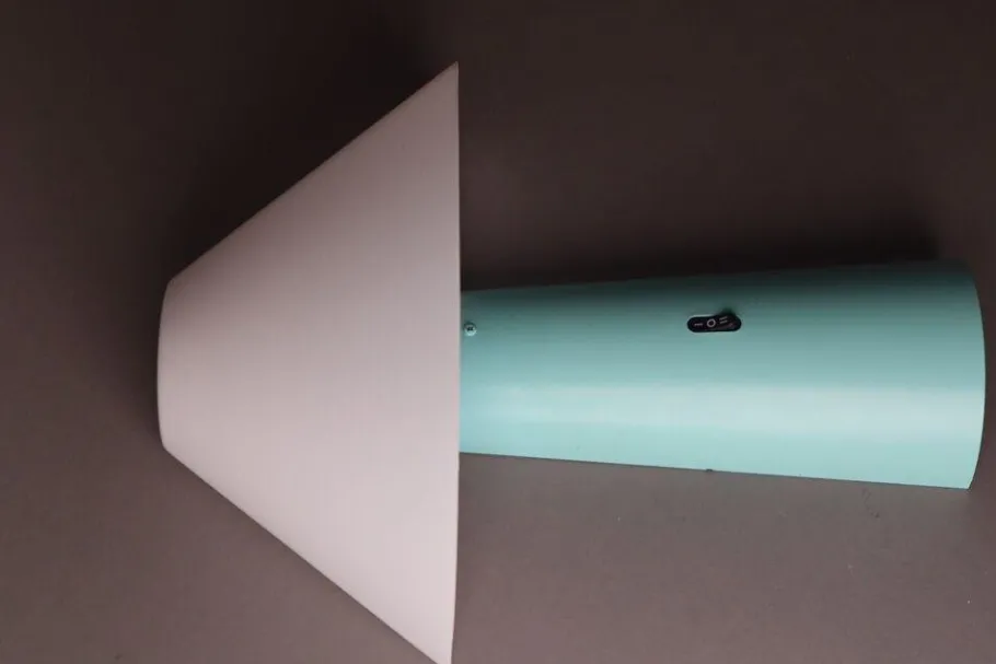 New Pamono Postmodern Turquoise Wall Lamp from Arlus, 1980s